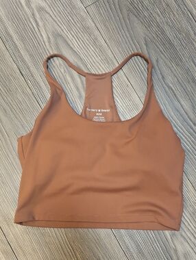 Women's Rust Racerback Crop Bra